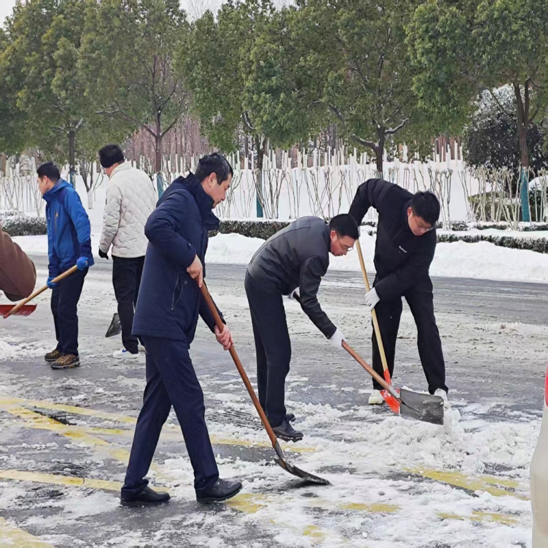 市科技局积极开展扫雪除冰工作